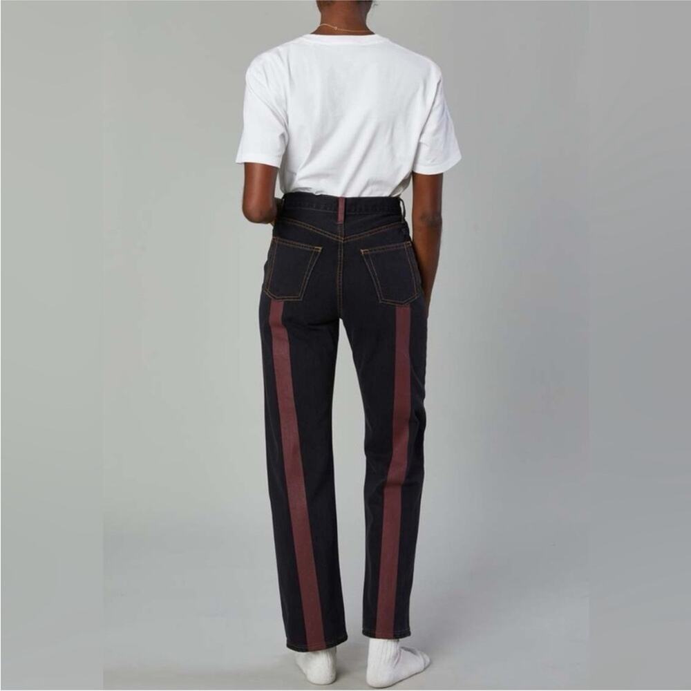 Still Here NY | Childhood Jeans in Washed Black & Burgundy | Size 26